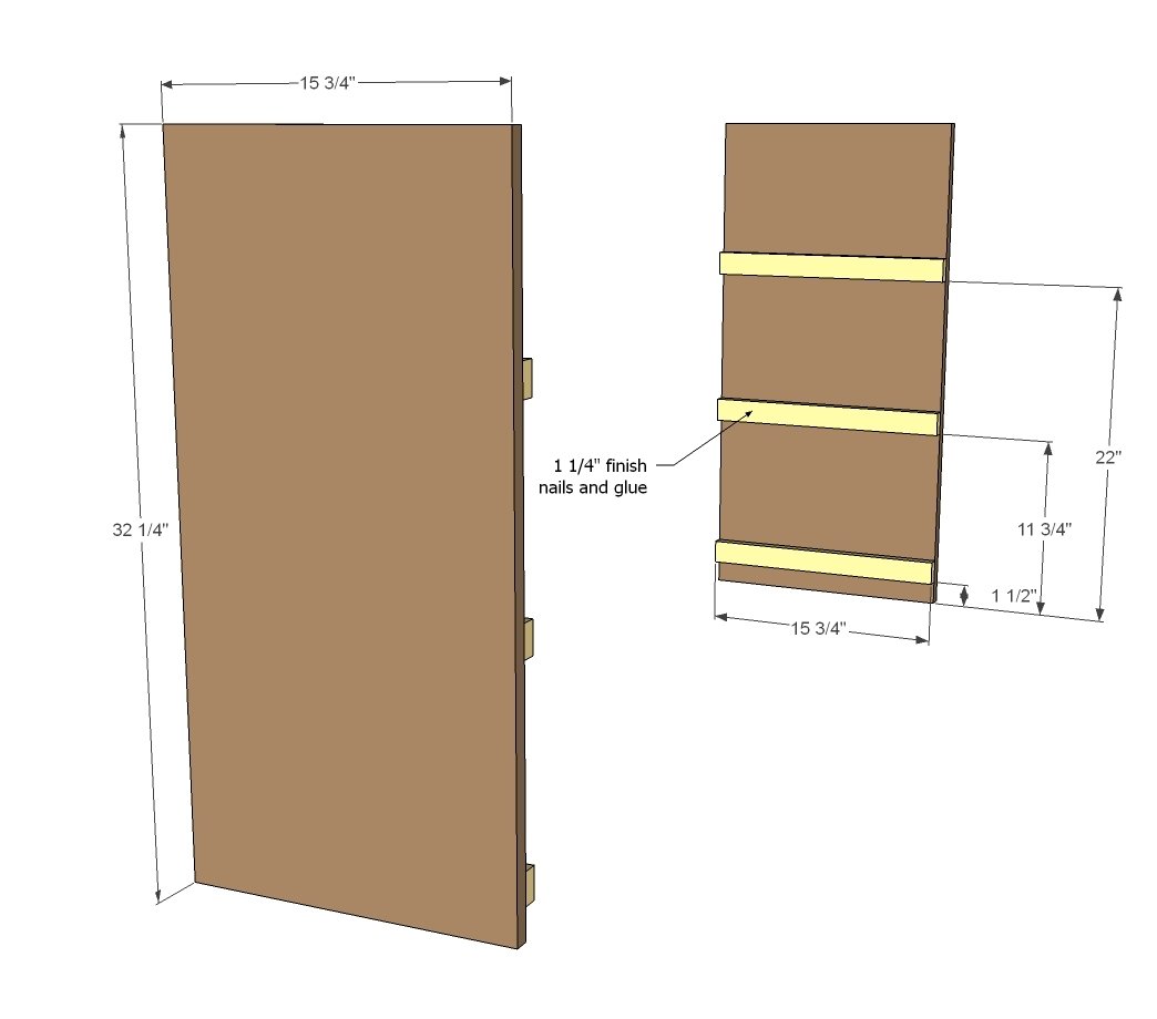 Rolling Rustic Wood Dresser — step 1