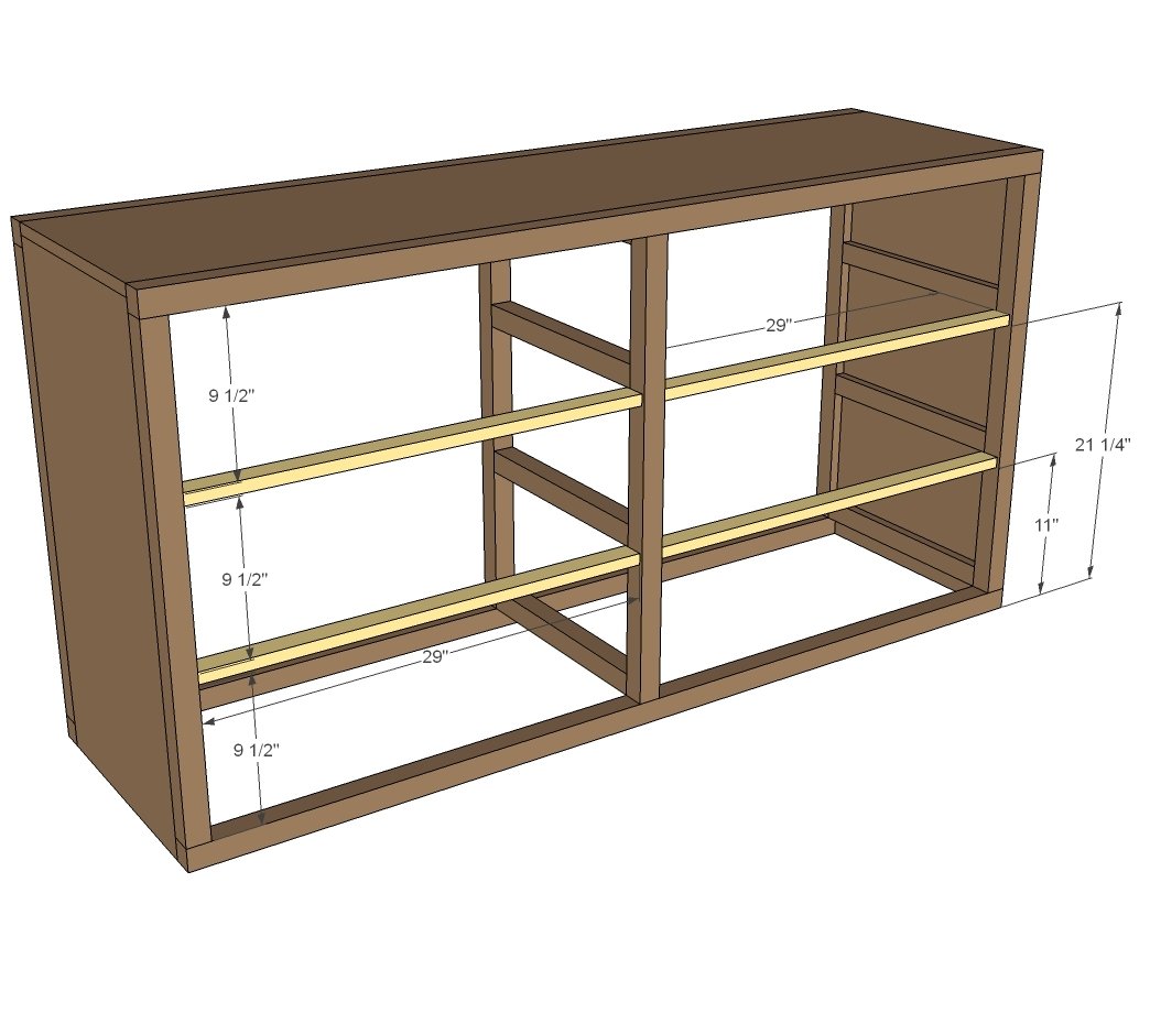 Rolling Rustic Wood Dresser — step 5