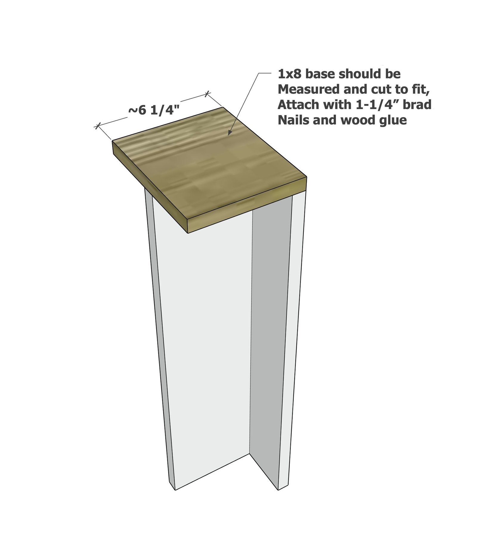 Rotating Standing Photo Display — step 2