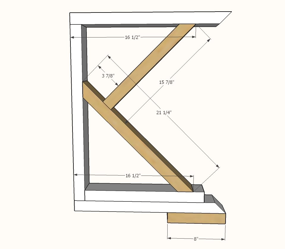 Round 2x4 Farmhouse Table Base — step 3