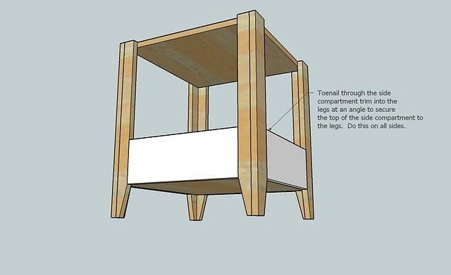Round Children's Play Table with Storage Base — step 5