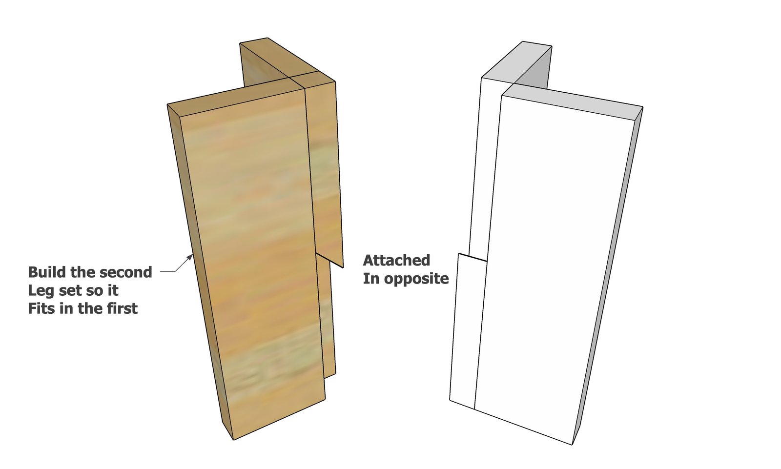 Round Modern Wood Side Tables — step 2