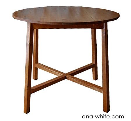 Round X Base Table