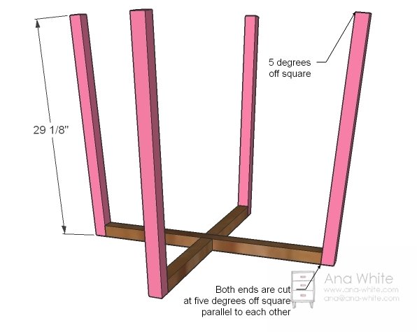 Round X Base Table — step 2