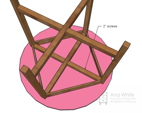 Round X Base Table — step 5
