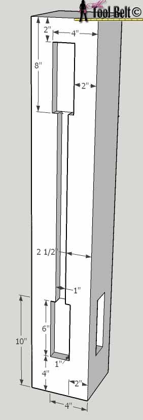 Rustic barnwood bed — step 4