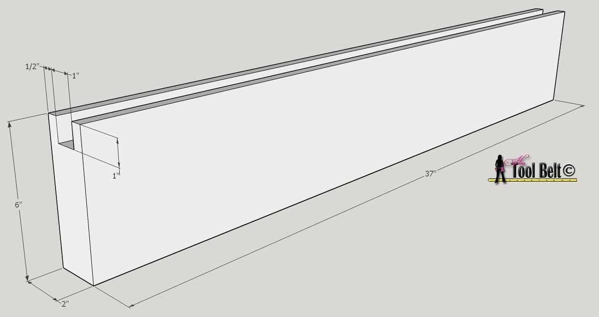 Rustic barnwood bed — step 5