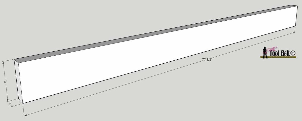 Rustic barnwood bed — step 8