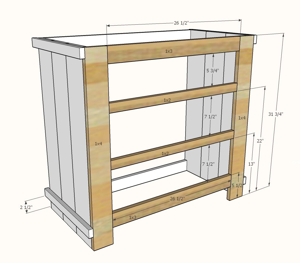Rustic Bathroom Vanities — step 3