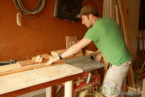 Rustic Bookcase from Fence Slats — step 10