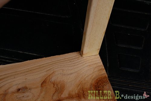Rustic Bookcase from Fence Slats — step 7