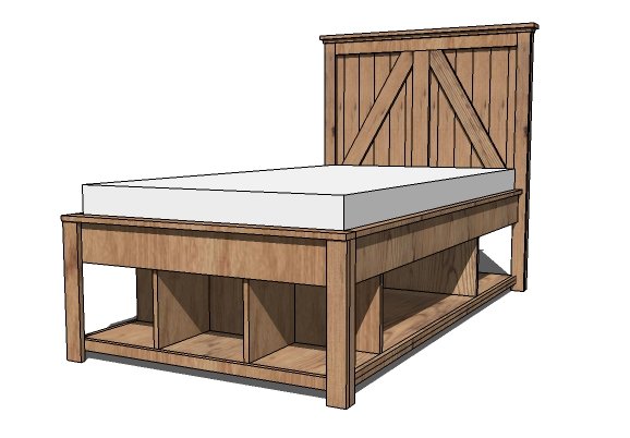 Rustic Farmhouse Headboard (Twin) — step 9