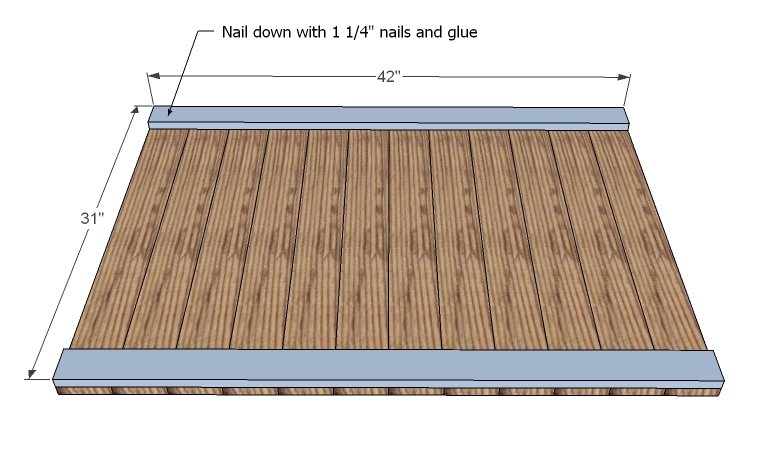 Rustic Farmhouse Headboard (Twin) — step 1