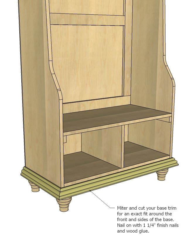 Rustic Hall Tree — step 13
