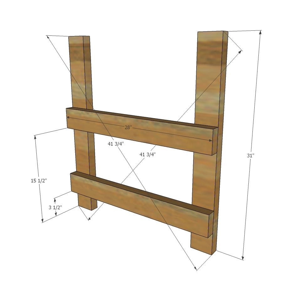 Rustic Kitchen Island — step 1