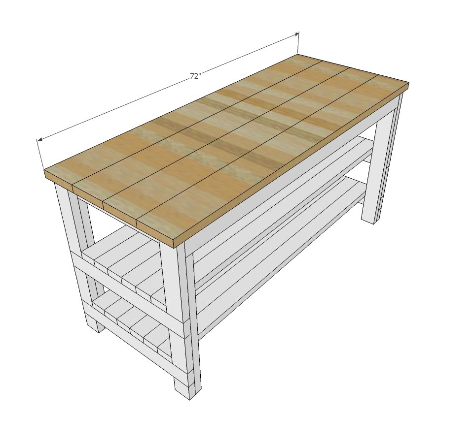 Rustic Kitchen Island — step 6