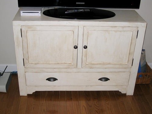Rustic Media Console Cabinet