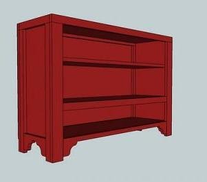 Rustic Media Console Cabinet — step 10