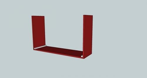 Rustic Media Console Cabinet — step 2