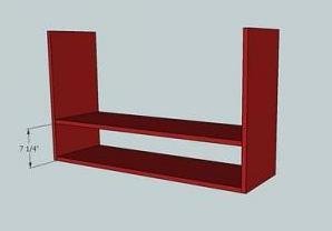Rustic Media Console Cabinet — step 3