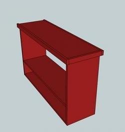 Rustic Media Console Cabinet — step 6
