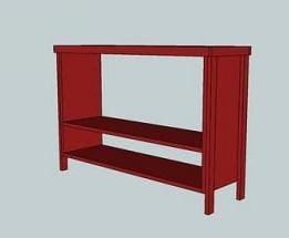 Rustic Media Console Cabinet — step 7