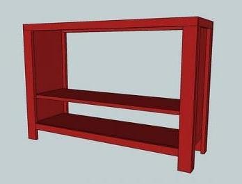 Rustic Media Console Cabinet — step 8