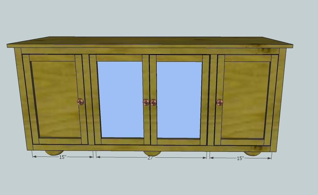 Rustic Media Console — step 10