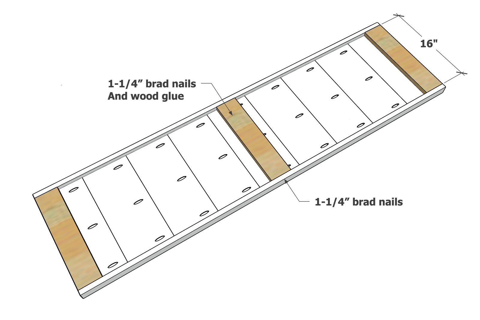 Rustic Modern Farmhouse Dresser Console — step 3