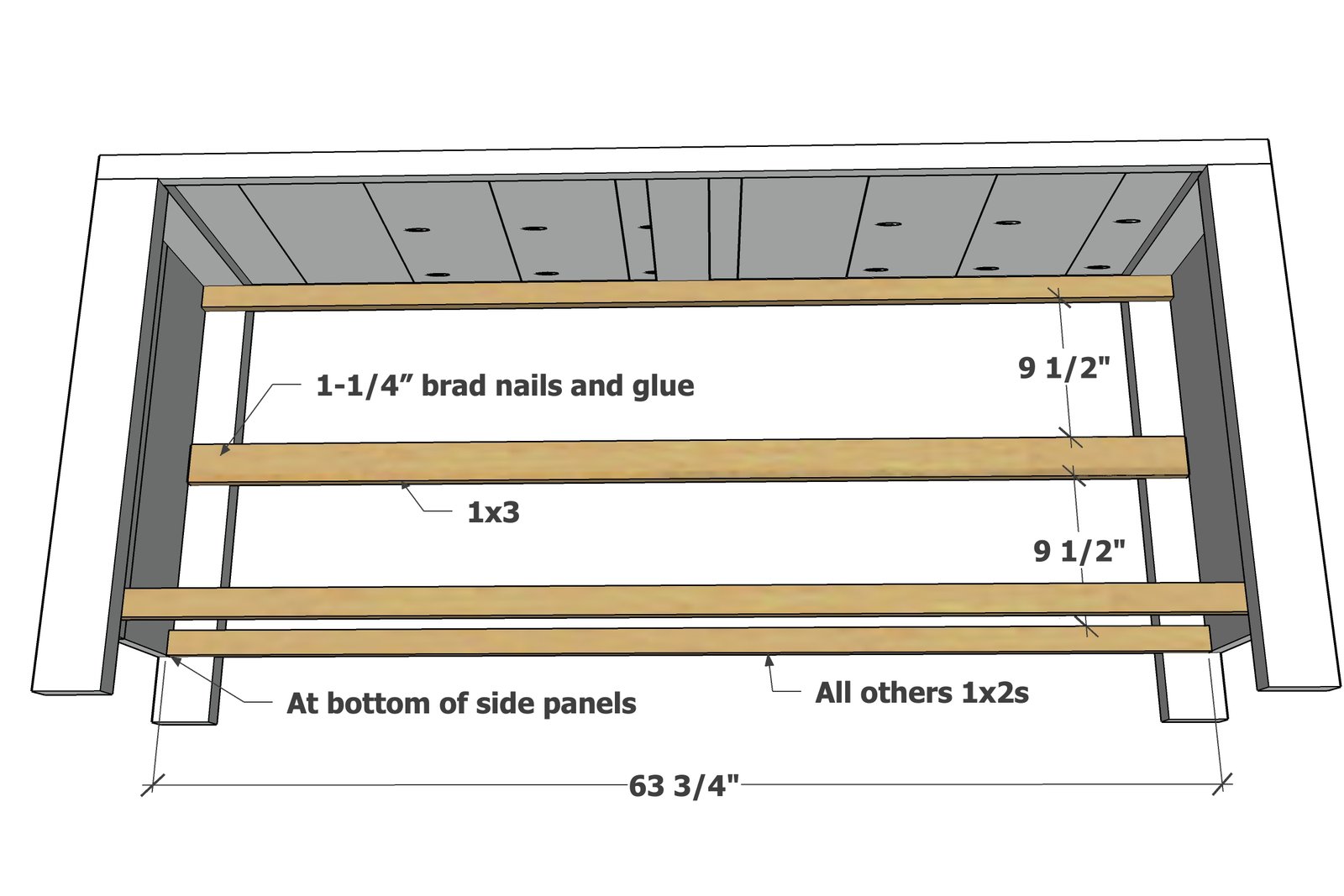 Rustic Modern Farmhouse Dresser Console — step 7