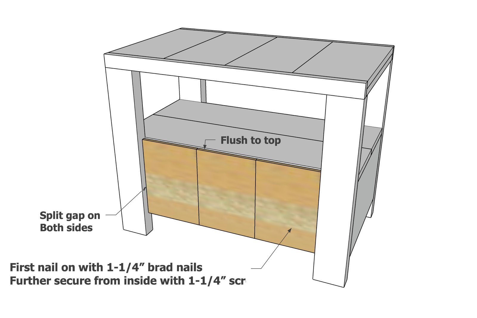 Rustic Modern Farmhouse Nightstand — step 11