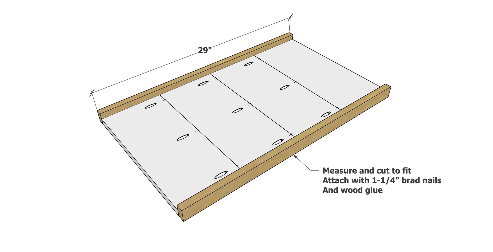 Rustic Modern Farmhouse Nightstand — step 2