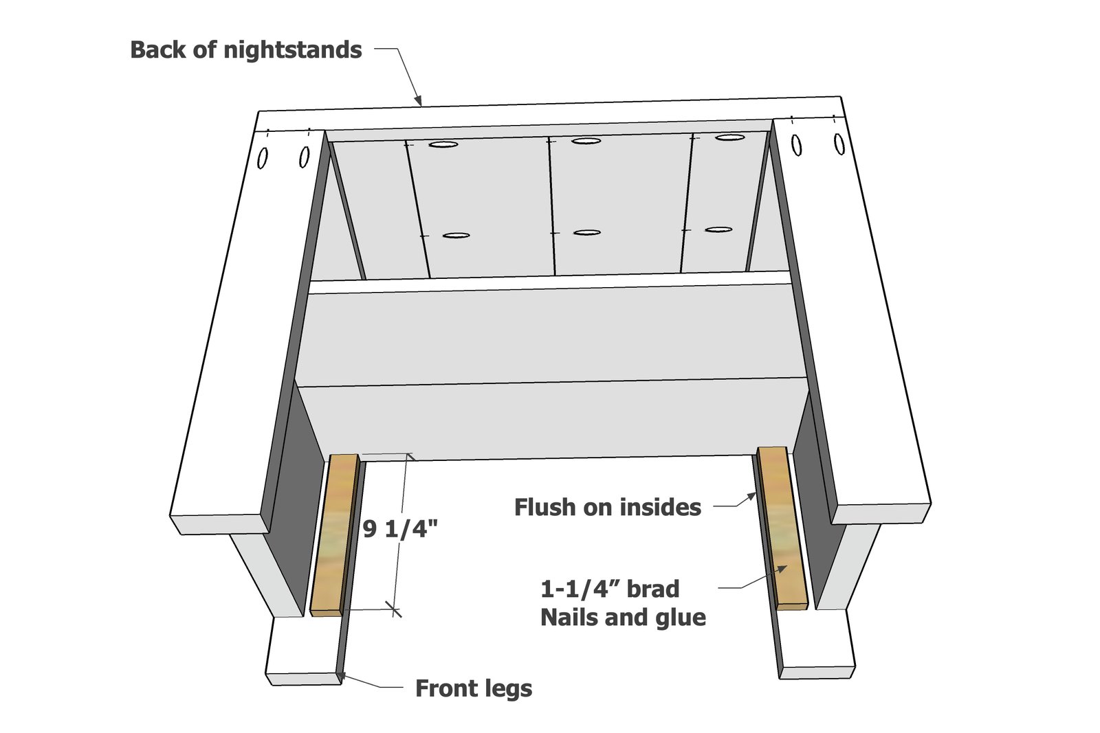 Rustic Modern Farmhouse Nightstand — step 7