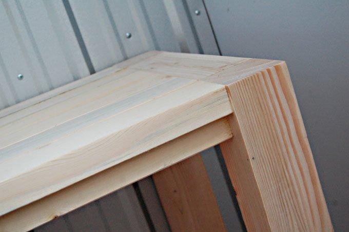 Rustic Parsons Farmhouse Table — step 6