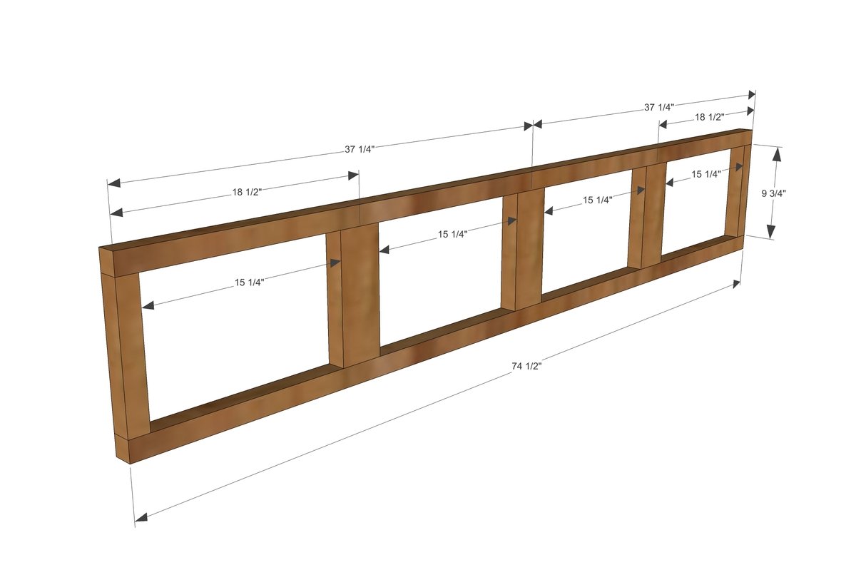 Rustic Storage Bed with Doors — step 3