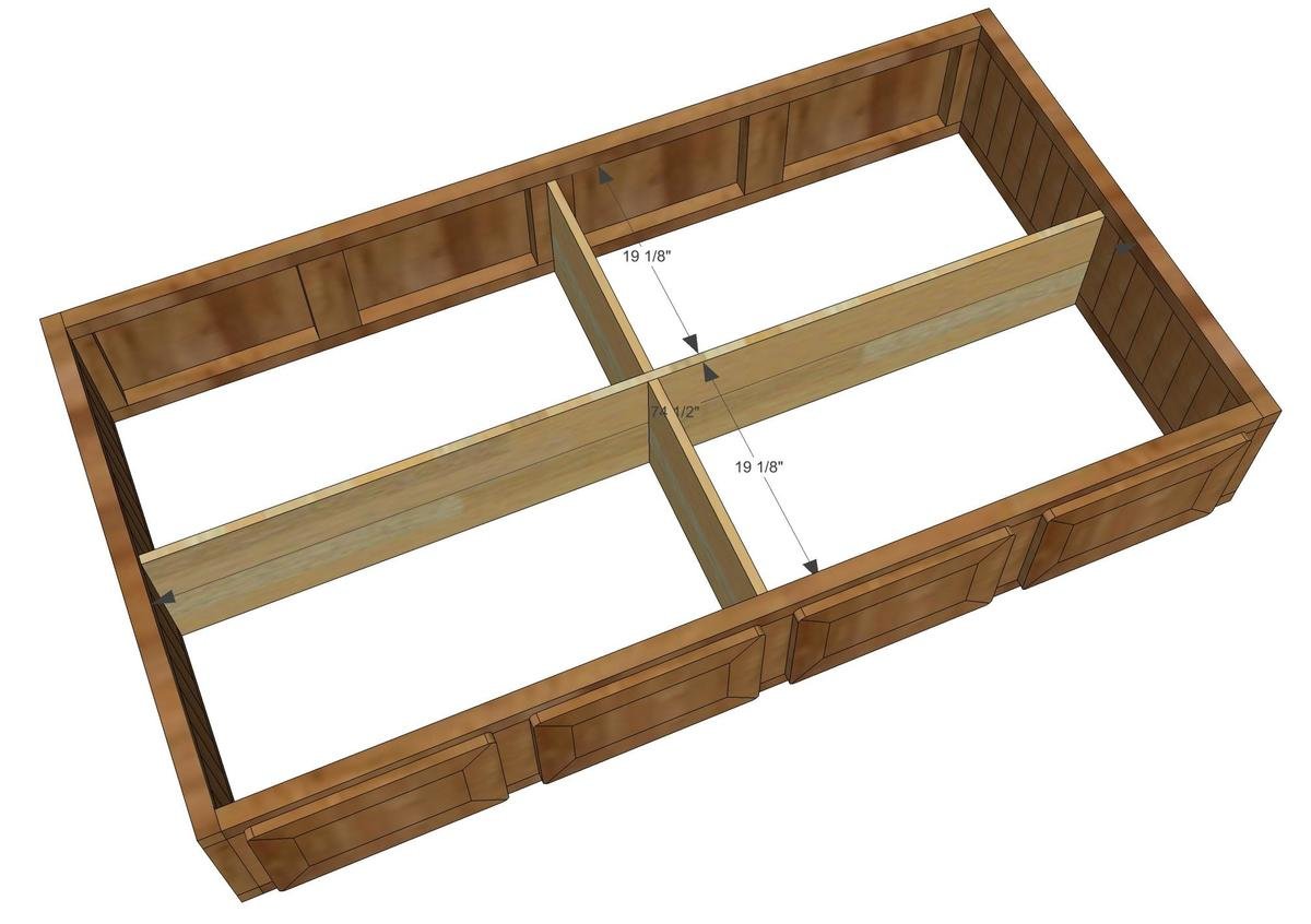 Rustic Storage Bed with Doors — step 6