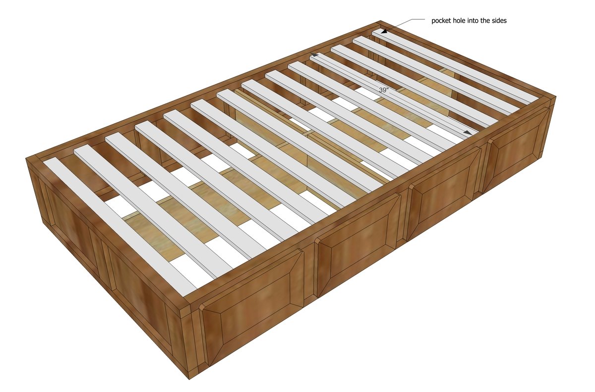 Rustic Storage Bed with Doors — step 7