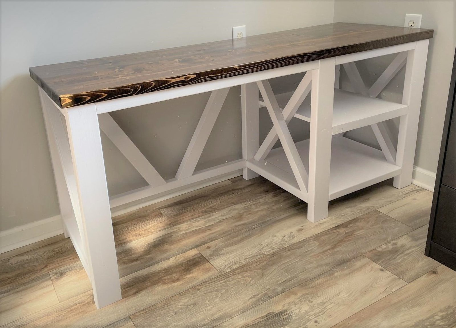 Rustic X Desk