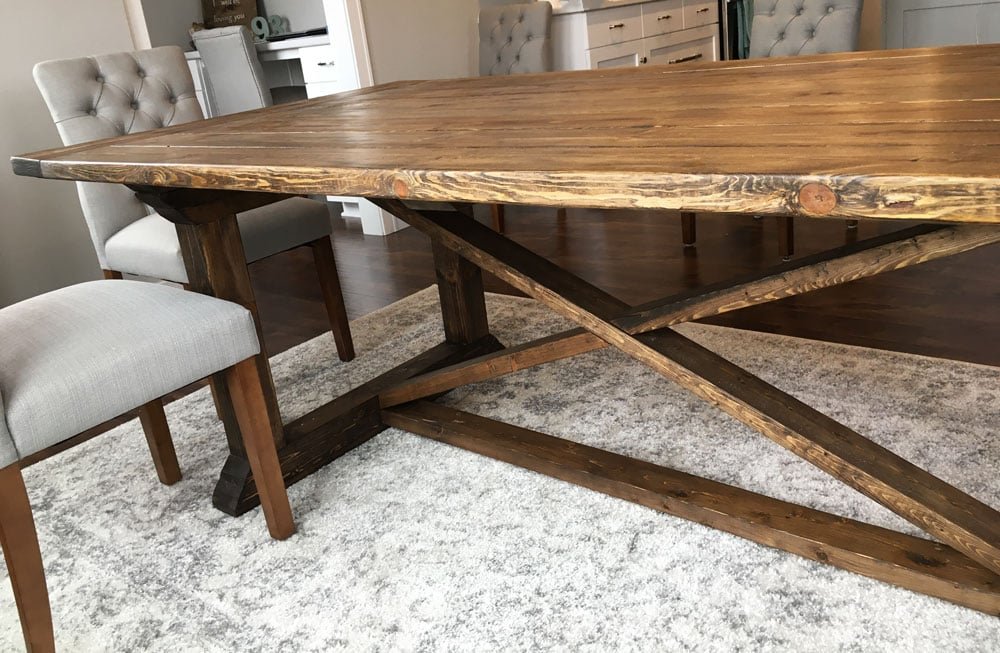 Rustic X Farmhouse Dining Table