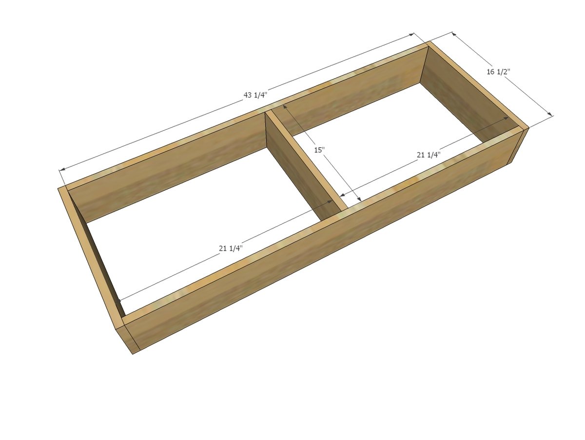Sand and Water Play Table — step 1