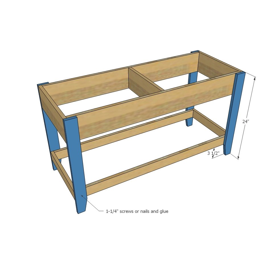 Sand and Water Play Table — step 3