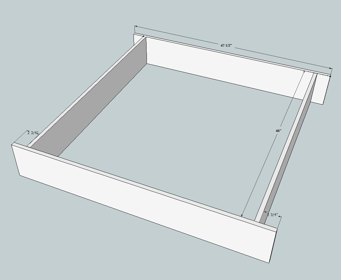 Sand Box with Built-In Seats — step 1