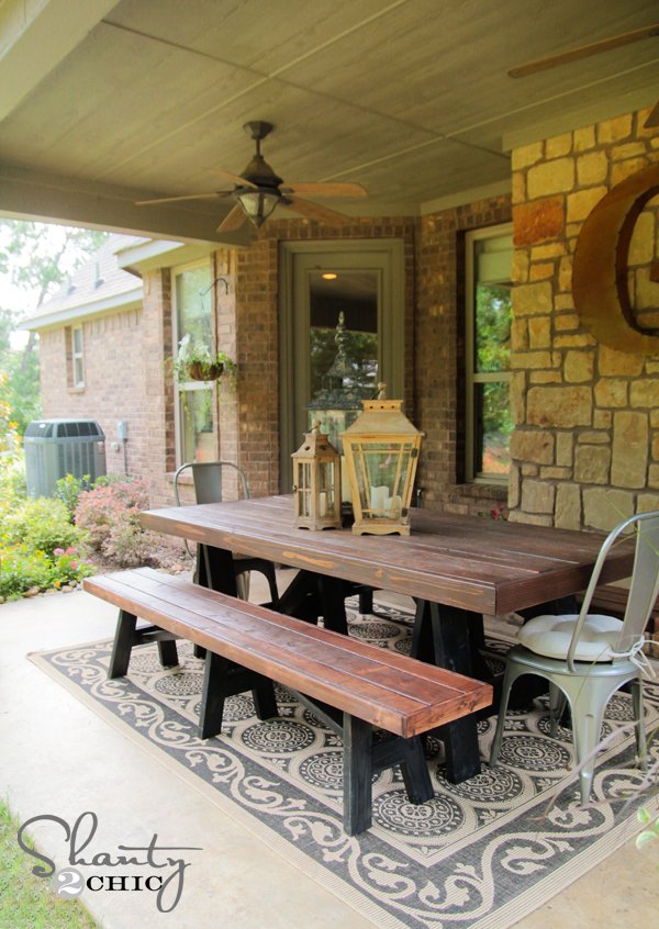 Sawhorse Outdoor Bench — step 7