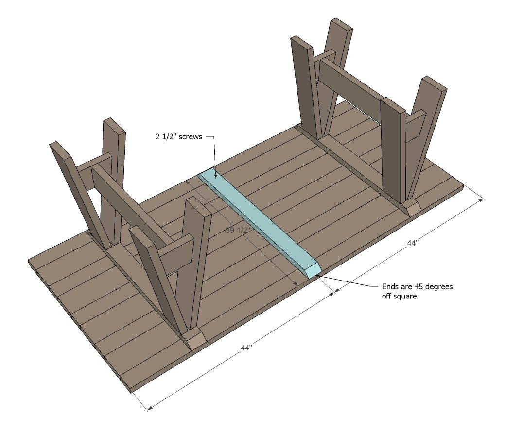 Sawhorse Outdoor Table — step 6
