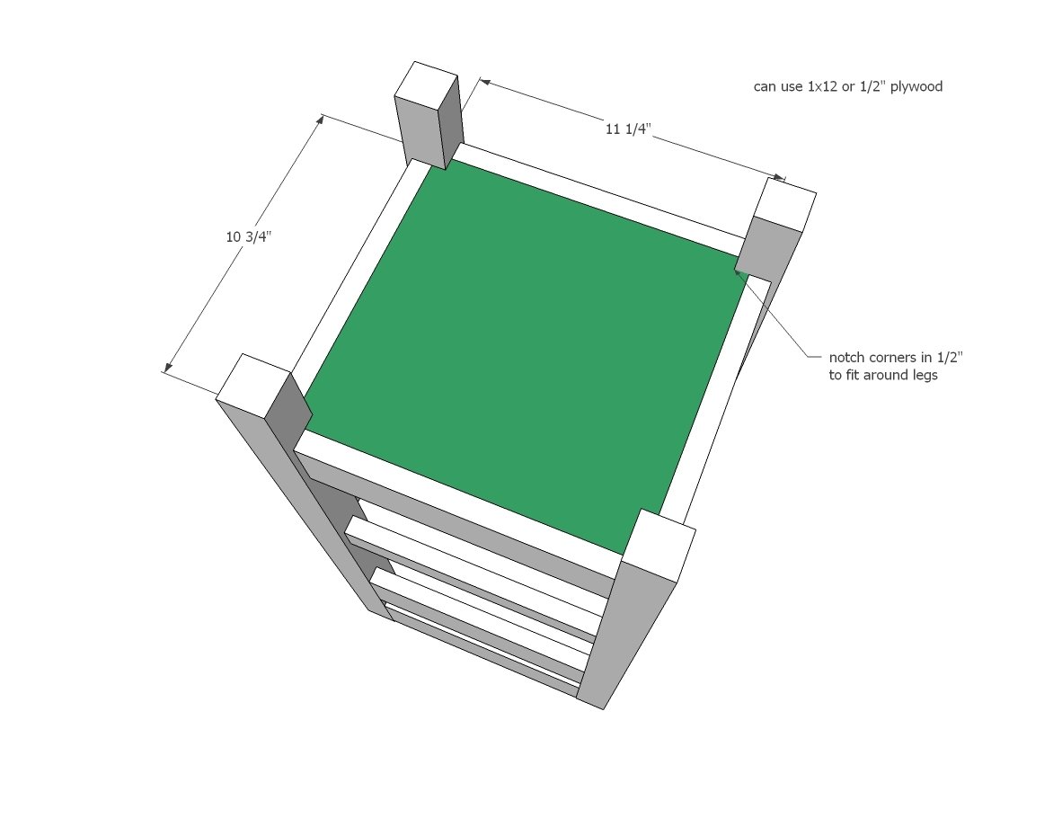 Schoolhouse Chair with Writing Pad Desk — step 3