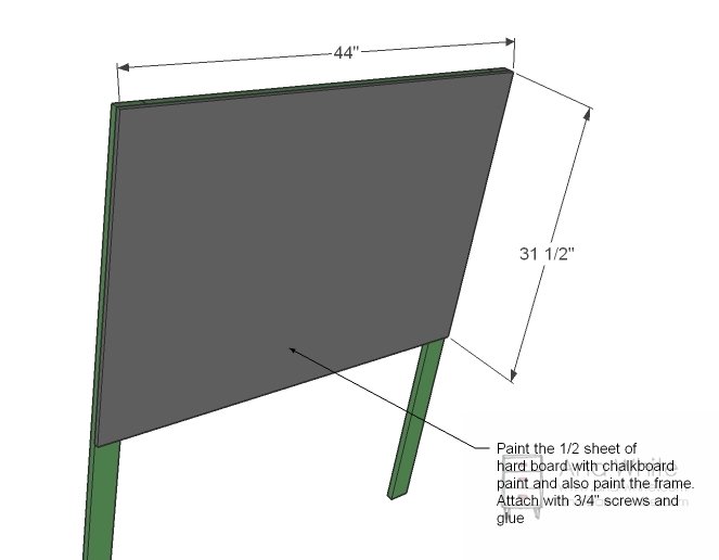 Schoolhouse Chalkboard — step 2