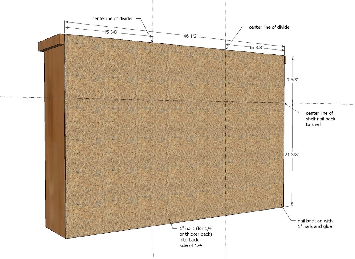 Schoolhouse Desk Hutch — step 7