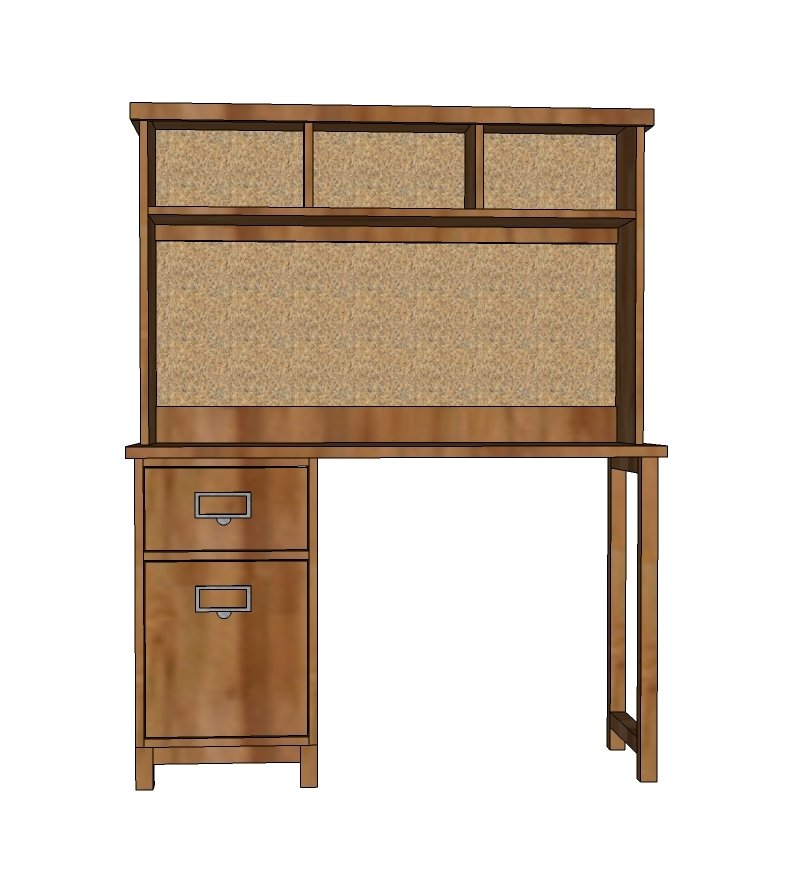 Schoolhouse Desk Hutch — step 8