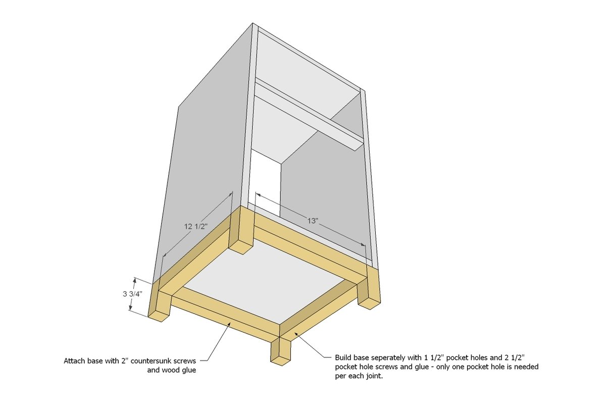 Schoolhouse Desk Single Pedestal — step 3