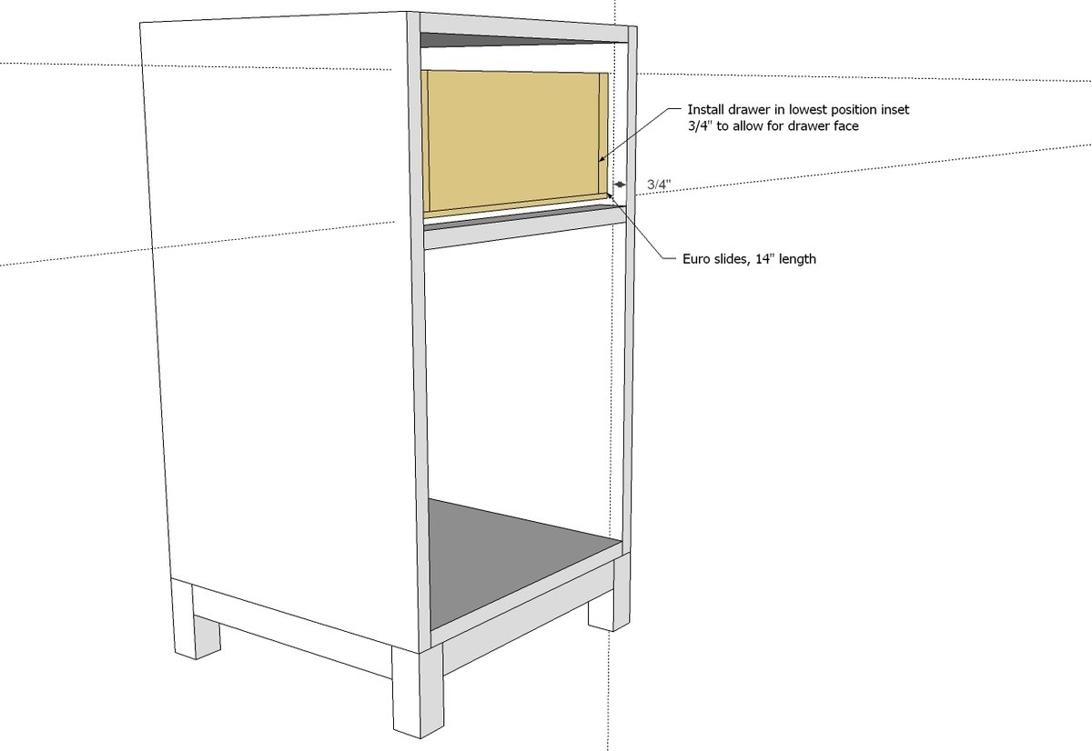 Schoolhouse Desk Single Pedestal — step 5